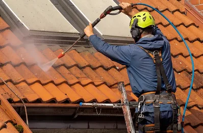 Démoussage et hydrofuge de toiture à Mouilly